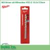 Mũi khoan sắt Milwaukee HSS-G 10.0x133mm được làm bằng chất liệu hợp kim thép cứng cáp, không hoen gỉ hay cong vênh, mài mòn trong quá trình làm việc, cho độ bền sử dụng lâu dài theo thời gian