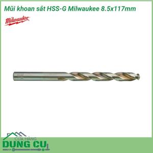 Mũi khoan sắt HSS-G Milwaukee 8.5x117mm