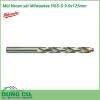 Mũi khoan sắt Milwaukee HSS-G 9.0x125mm được làm bằng chất liệu hợp kim thép cứng cáp, không hoen gỉ hay cong vênh, mài mòn trong quá trình làm việc, cho độ bền sử dụng lâu dài theo thời gian