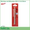 Mũi khoan sắt Milwaukee HSS-G 9.5x125mm được làm bằng chất liệu hợp kim thép cứng cáp, không hoen gỉ hay cong vênh, mài mòn trong quá trình làm việc, cho độ bền sử dụng lâu dài theo thời gian