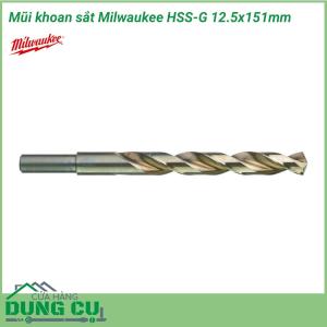 Mũi khoan sắt Milwaukee HSS-G 12.5x151mm