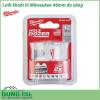 Lưỡi khoét lỗ Milwaukee 46mm được làm bằng chất liệu hợp kim thép cứng cáp, không hoen gỉ hay cong vênh, mài mòn trong quá trình làm việc, cho độ bền sử dụng lâu dài theo thời gian