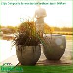 Chậu hoa Composite Esteras Naturelite Beton Warm Oldham