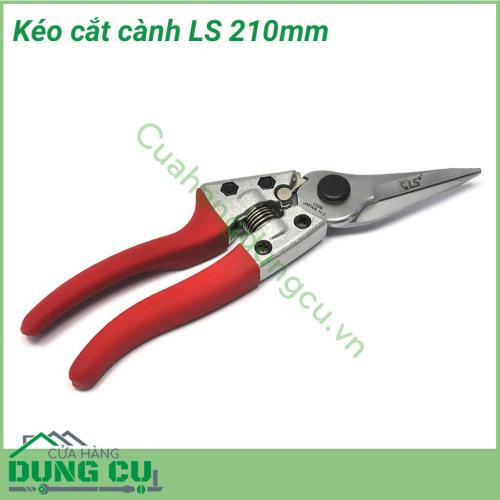 Kéo làm vườn cắt tỉa cành cây 210mm chuyên sử dụng để cắt tỉa cành nhánh cây được tin dùng bởi những người có đam mê với công việc làm vườn. Lưỡi kéo sắc bén giúp cắt tỉa cành nhanh chóng. Kéo cầm vừa tay, gọn nhẹ