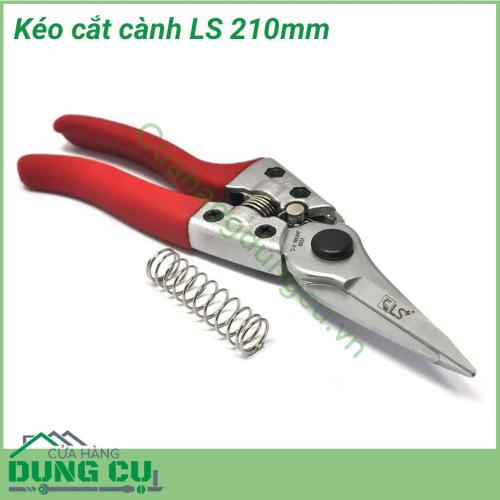 Kéo làm vườn cắt tỉa cành cây 210mm chuyên sử dụng để cắt tỉa cành nhánh cây được tin dùng bởi những người có đam mê với công việc làm vườn. Lưỡi kéo sắc bén giúp cắt tỉa cành nhanh chóng. Kéo cầm vừa tay, gọn nhẹ