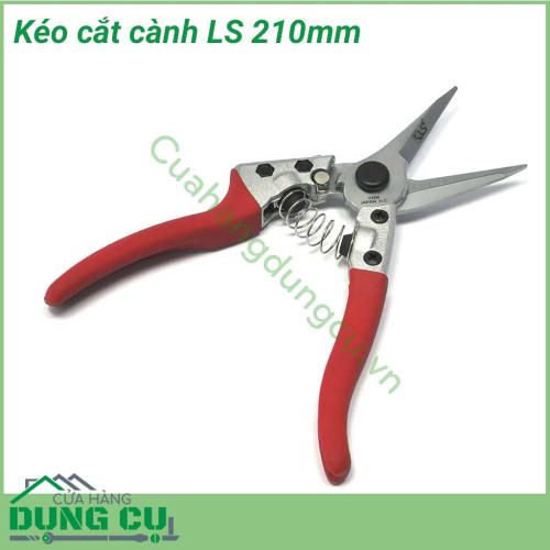 Kéo làm vườn cắt tỉa cành cây 210mm chuyên sử dụng để cắt tỉa cành nhánh cây được tin dùng bởi những người có đam mê với công việc làm vườn. Lưỡi kéo sắc bén giúp cắt tỉa cành nhanh chóng. Kéo cầm vừa tay, gọn nhẹ