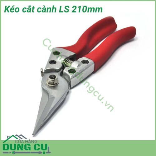 Kéo làm vườn cắt tỉa cành cây 210mm chuyên sử dụng để cắt tỉa cành nhánh cây được tin dùng bởi những người có đam mê với công việc làm vườn. Lưỡi kéo sắc bén giúp cắt tỉa cành nhanh chóng. Kéo cầm vừa tay, gọn nhẹ