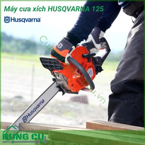 Máy cưa xích đa năng HUSQVARNA 125 dòng máy cưa mini dành riêng cắt tỉa những cành nhỏ. Tiêu hao ít nhiên liệu, giảm lượng khí thải, khởi động dễ. Phù hợp sử dụng trong gia đình và hộ trang trại để cắt tỉa những cành và bụi cây nhỏ. 