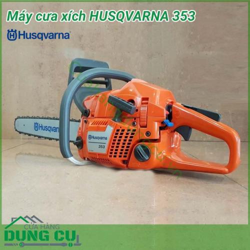 Máy cưa xích HUSQVARNA 353 giúp cho việc cưa những thân cây lớn, thanh gỗ... trở nên dễ dàng, thuận tiện hơn rất nhiều vì được thiết kế nhỏ gọn bằng chất liệu cao cấp và lưỡi cưa được gia công đặc biệt cho khả năng hoạt động mạnh mẽ