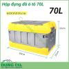 Hộp đựng đồ gấp gọn đa năng 70L sẽ là giải pháp tuyệt vời giúp bạn sắp xếp đồ đạc ngăn nắp và gọn gàng hơn. Đựng quần áo, thực phẩm đồ đạc trong nhà, thùng chứa trong xe hơi, đựng đồ picnic,...tiện lợi