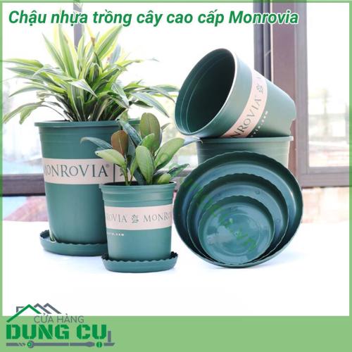 Chậu nhựa Monrovia cao cấp trồng cây bền - tốt, hàng nhập khẩu công ty, thích hợp dùng trồng cây tại nhà, trồng cây trên ban công, sân thượng. Phong cách Châu Âu mang lại vẻ đẹp sang trọng, đẳng cấp