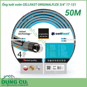Ống tưới vườn Cellfast OriginialFlex 3/4 inch (50m) 17-121