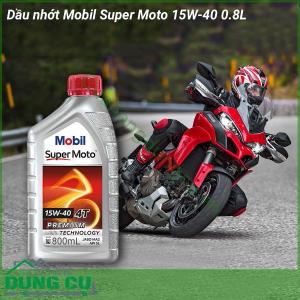 Dầu nhớt Mobil Super Moto 15W-40 0.8L