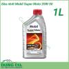 Dầu nhớt Mobil Super Moto 20W-50 1L Bôi trơn động cơ, hỗ trợ vận hành êm ái, chống mài mòn động cơ và các chi tiết máy.Tăng hiệu suất, tuổi thọ làm việc của máy