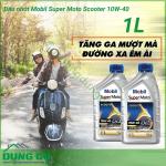 Dầu nhớt xe ga Mobil Super Moto Scooter 10W-40 1L
