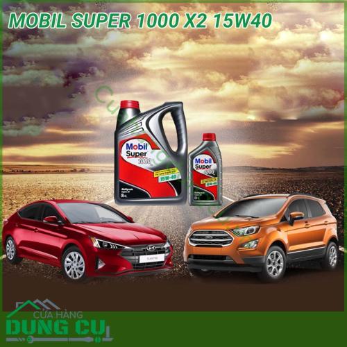 Dầu động cơ Mobil Super 1000 X2 15W-40 4L là dầu nhớt động cơ gốc khoáng cao cấp, được thiết kế nhằm mang lại sự bảo vệ và hiệu quả cao trong hầu hết các điều kiện vận hành. 