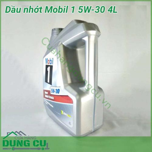 Nhớt động cơ Mobil 1 5W-30 4L là sản phẩm tuyệt hảo. Sản phẩm là loại dầu được thiết kế cho động cơ xăng và diesel mới nhất giúp cung cấp hiệu suất vận hành tối ưu, cung cấp nguồn năng lượng sạch và chống mài mòn cho động cơ của bạn.