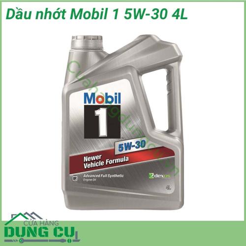 Nhớt động cơ Mobil 1 5W-30 4L là sản phẩm tuyệt hảo. Sản phẩm là loại dầu được thiết kế cho động cơ xăng và diesel mới nhất giúp cung cấp hiệu suất vận hành tối ưu, cung cấp nguồn năng lượng sạch và chống mài mòn cho động cơ của bạn.