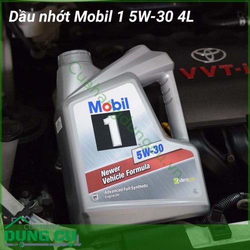 Nhớt động cơ Mobil 1 5W-30 4L là sản phẩm tuyệt hảo. Sản phẩm là loại dầu được thiết kế cho động cơ xăng và diesel mới nhất giúp cung cấp hiệu suất vận hành tối ưu, cung cấp nguồn năng lượng sạch và chống mài mòn cho động cơ của bạn.