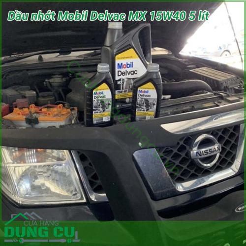 Dầu nhớt Mobil Delvac MX 15W40 5L là loại dầu động cơ cao cấp của Exxon Mobil, cung cấp sự bôi trơn tuyệt hảo cho những động cơ diesel đời mới ngày và giúp kéo dài tuổi thọ máy móc động cơ.