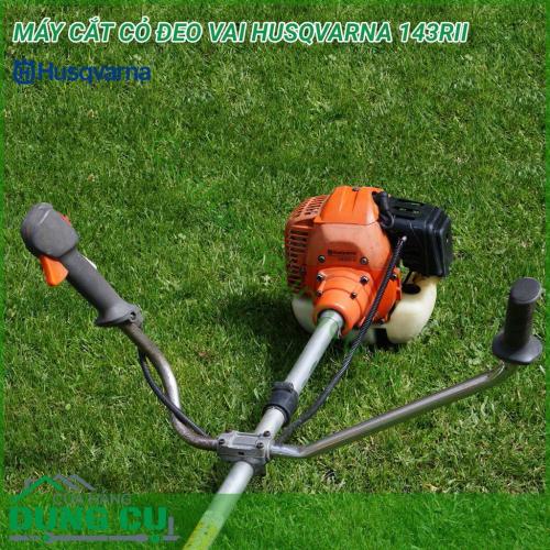 Dụng cụ cắt cỏ bằng tay Husqvarna 143RII là máy cắt cỏ dành cho công việc chuyên nghiệp với thiết kế nhỏ gọn. Tay cầm được thiết kế theo những nghiên cứu với thực tiễn ứng dụng cao cho vị trí làm việc thuận tiện nhất. 