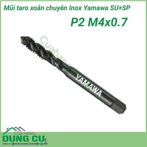 Mũi taro máy xoắn chuyên inox SU+SP P2 M4x0.7