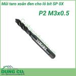 Mũi taro máy xoắn đen cho lỗ bít SP OX P2 M3x0.5