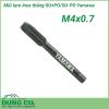 Mũi taro inox thẳng YAMAWA SU-PO P2 M4x0.7 là loại không có đầu nhọn với các đường rãnh được làm theo dạng thẳng giúp cho việc cắt ren hoàn hảo trên vật liệu dễ dàng hơn. 