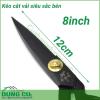 Kéo cắt vải siêu sắc bén 8 inch. Lưỡi sắc bén cắt không bị tưa vải, co rút. Lưỡi kéo thẳng và dài. Sử dụng trong thời gian dài không bị đau mỏi tay