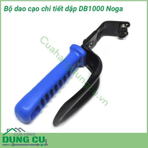 Bộ dao cạo chi tiết dập DB1000 Noga dùng để cạo bavia 2 mép tấm kim loại. Sản phẩm được sử dụng phổ biến trong ngành dập tấm, dập tủ điện, vỏ máy tính, đồ gia dụng, nội thất...