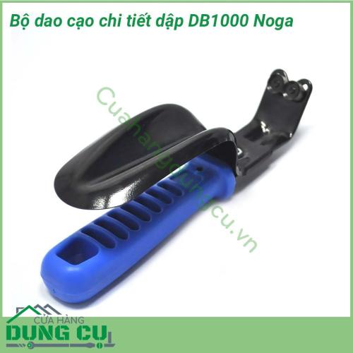 Bộ dao cạo chi tiết dập DB1000 Noga dùng để cạo bavia 2 mép tấm kim loại. Sản phẩm được sử dụng phổ biến trong ngành dập tấm, dập tủ điện, vỏ máy tính, đồ gia dụng, nội thất...