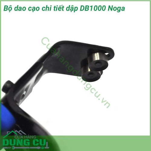 Bộ dao cạo chi tiết dập DB1000 Noga dùng để cạo bavia 2 mép tấm kim loại. Sản phẩm được sử dụng phổ biến trong ngành dập tấm, dập tủ điện, vỏ máy tính, đồ gia dụng, nội thất...