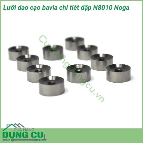 Lưỡi dao cạo bavia chi tiết dập N8010 Noga gắn trên cán DB để cạo bavia (ba vớ) 2 mép chi tiết dạng tấm như chi tiết sau khi dập tủ lạnh, vỏ máy tính, tủ điện...