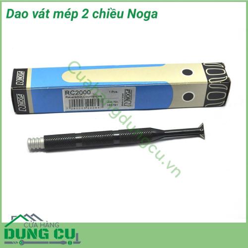 Dao vát mép 2 chiều 5-10mm RC2000 Noga dùng để vát mép lỗ trong và lỗ ngoài. Đường kính lỗ vát: 5-10mm