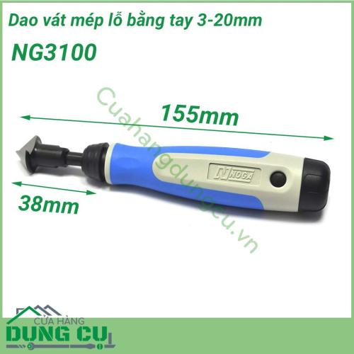 Dao vát mép lỗ bằng tay 3-20mm NG3100 Noga dùng để vát mép lỗ có đường kính từ 3~20mm