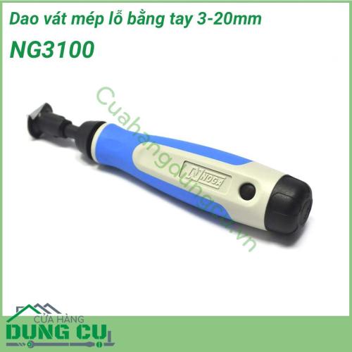 Dao vát mép lỗ bằng tay 3-20mm NG3100 Noga dùng để vát mép lỗ có đường kính từ 3~20mm