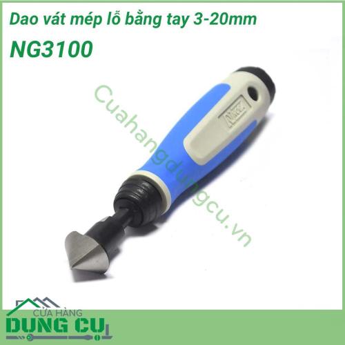 Dao vát mép lỗ bằng tay 3-20mm NG3100 Noga dùng để vát mép lỗ có đường kính từ 3~20mm