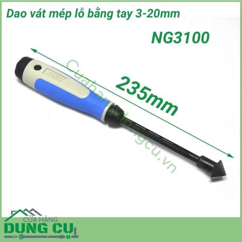 Dao vát mép lỗ bằng tay 3-20mm NG3100 Noga dùng để vát mép lỗ có đường kính từ 3~20mm