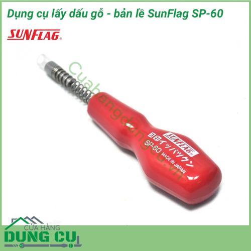 Dụng cụ lấy dấu gỗ bắt bản lề SUNFLAG SP-60 là dụng cụ sửa chữa không thể thiếu trong thùng đồ nghề của những anh thợ và thùng đồ nghề của gia đình. SUNFLAG SP-6 dùng để lấy dấu trên tường, gỗ, nhôm.....