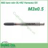 Mũi taro nén OL+RZ Yamawa G5 M3x0.5 làm bằng vật liệu HSS-P, Lớp phủ TiCN, Taro khô không dùng dầu, tiết kiệm chi phí mua dầu, không phải rửa chi tiết, bảo vệ môi trường