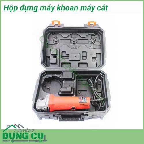 Hộp đựng máy khoan, máy cắt đa năng đựng máy khoan tiện lợi, thuận tiện cho việc đi lại. Hộp đựng rộng rãi thoải mái, đựng được nhiều loại mũi khoan mũi mài khác nhau. Đựng được các loại chuôi lục giác tiện lợi cho khoan , đầu chuyển vặn khẩu ,...      