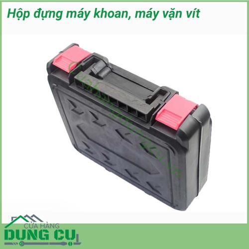 Hộp đựng máy khoan, máy vặn vít tiện lợi là sản phẩm chuyên dùng của thợ cơ khí sửa chữa và xây dựng. Hộp đựng máy khoan tiện lợi - Thuân tiện cho việc đi lại. Hộp đựng rộng rãi thoải mái , đựng được nhiều loại mũi khoan mũi vặn vít khác nhau,...