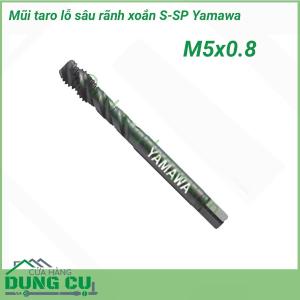 Mũi taro xoắn dùng cho gia công lỗ sâu Yamawa M5x0.8