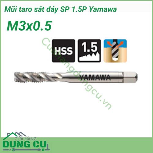 Mũi taro xoắn sát đáy SP 1.5 P1 M3x0.5