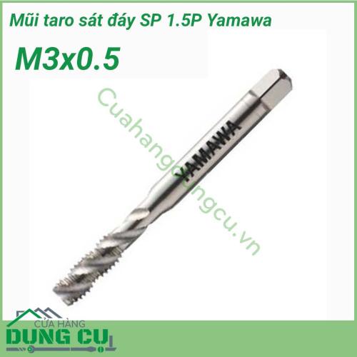 Mũi taro xoắn sát đáy SP 1.5 P1 M3x0.5