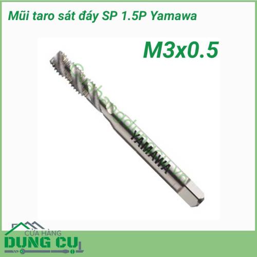 Mũi taro xoắn sát đáy SP 1.5 P1 M3x0.5