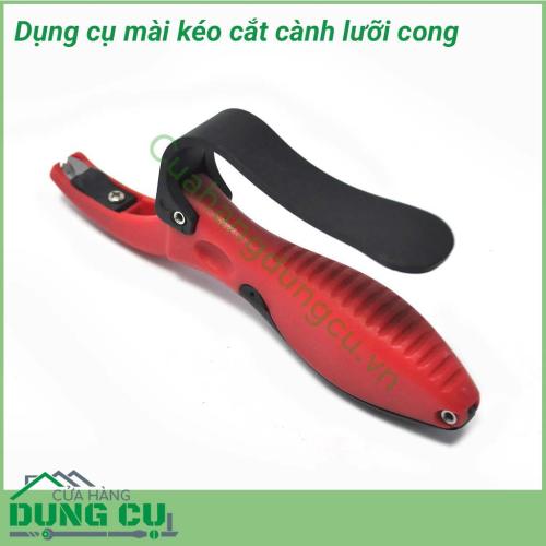 Dụng cụ mài kéo cắt cành lưỡi cong một trong những sản phẩm tiện ích. Nó sẽ giúp cho kéo của bạn luôn trong tình trạng sáng bóng và sắc ngọt rất thuận tiện trong công việc làm vườn, cắt cành của bạn