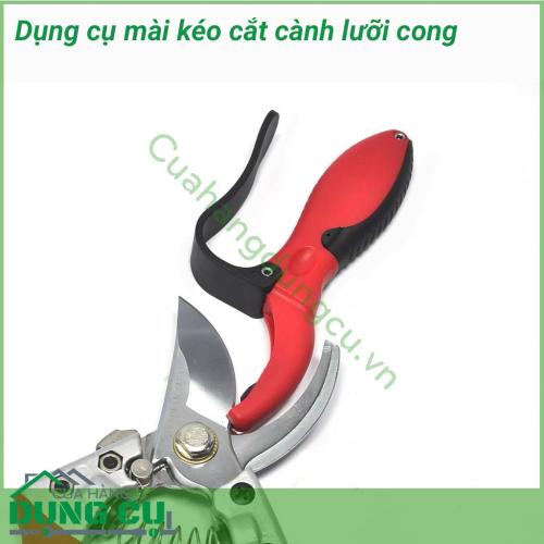 Dụng cụ mài kéo cắt cành lưỡi cong một trong những sản phẩm tiện ích. Nó sẽ giúp cho kéo của bạn luôn trong tình trạng sáng bóng và sắc ngọt rất thuận tiện trong công việc làm vườn, cắt cành của bạn