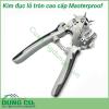 Kìm bấm lỗ tròn cao cấp Masterproof giúp bạn không chỉ đục lỗ tròn với nhiều kích cỡ khác nhau rất hữu ích cho bạn thỏa sức sáng tạo làm đồ handmade trên vật liệu da, giấy bìa....phù hợp cho việc thường xuyên đục lỗ thắt lưng, dây nịt, dây da đồng hồ,...