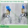 Vòi nước kim loại có khóa tiện dụng được làm bằng Inox304 được thiết kế chắc chắn. Sản phẩm đóng mở bằng khóa nên rất phù hợp lắp ngoài nhà làm vòi rửa chân tay trước khi bước vào nhà. Không lo bị trẻ con mở nước nghịch hoặc người khác lấy trộm nước.